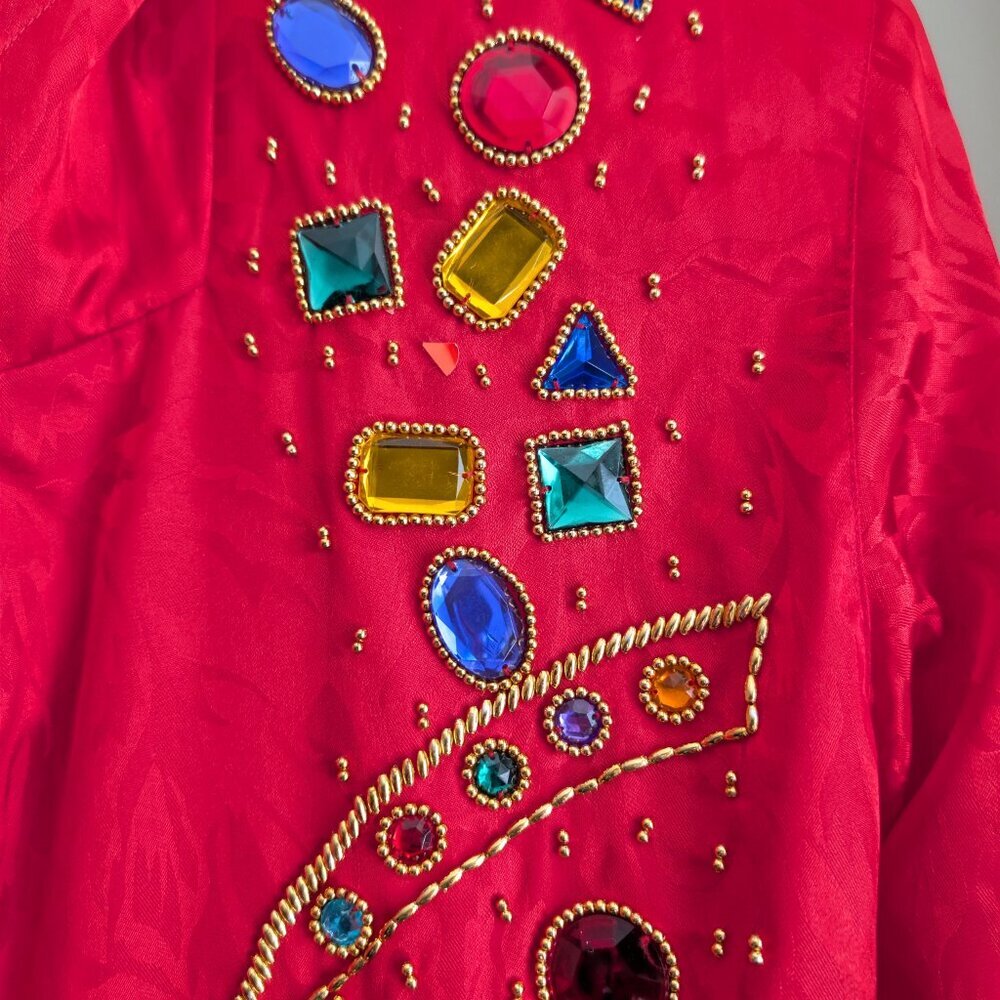 Vintage Simply Tops Bejewelled Maximalism 80s Blazer - Picture 6 of 16